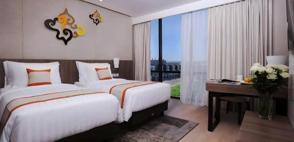 Bed in Patra Cirebon Hotel & Convention