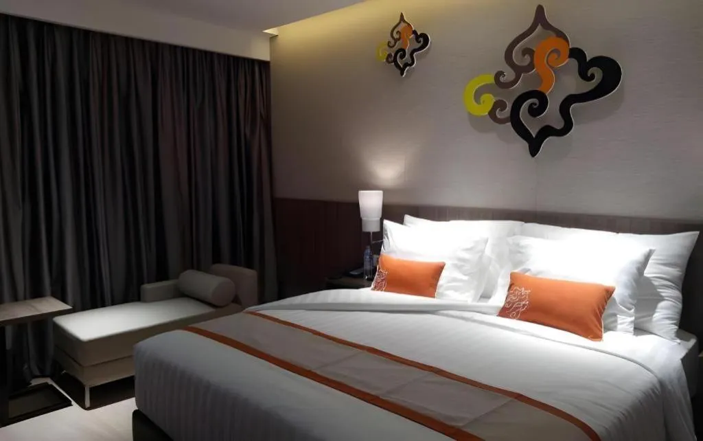 Bed in Patra Cirebon Hotel & Convention