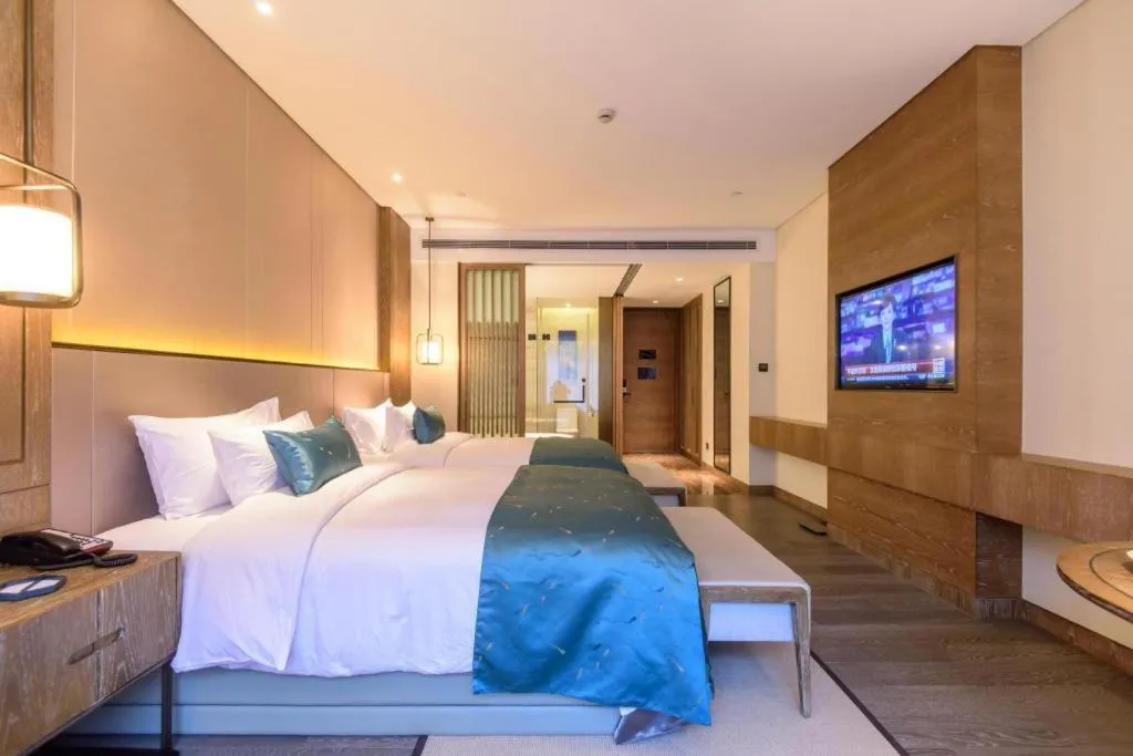 Bed in Landison Xinan Hotel Hangzhou