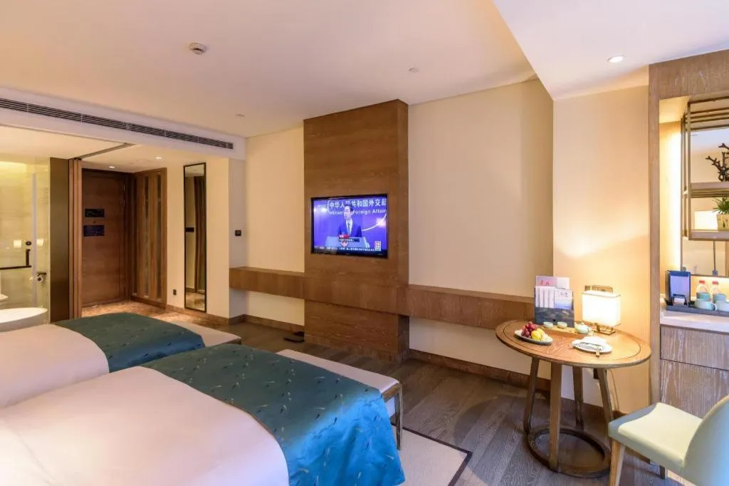 Bed in Landison Xinan Hotel Hangzhou