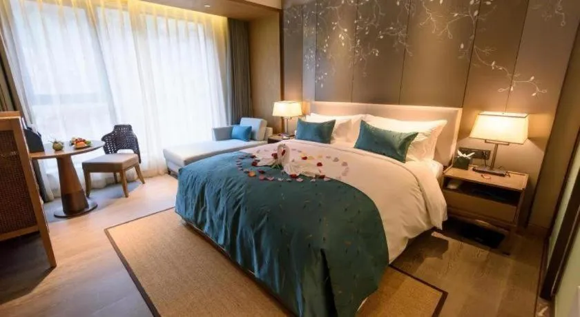 Bed in Landison Xinan Hotel Hangzhou