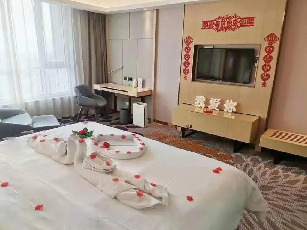 Bed in Lavande Hotel·Gaomi Government