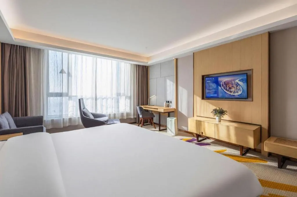 Bed in Lavande Hotel·Gaomi Government