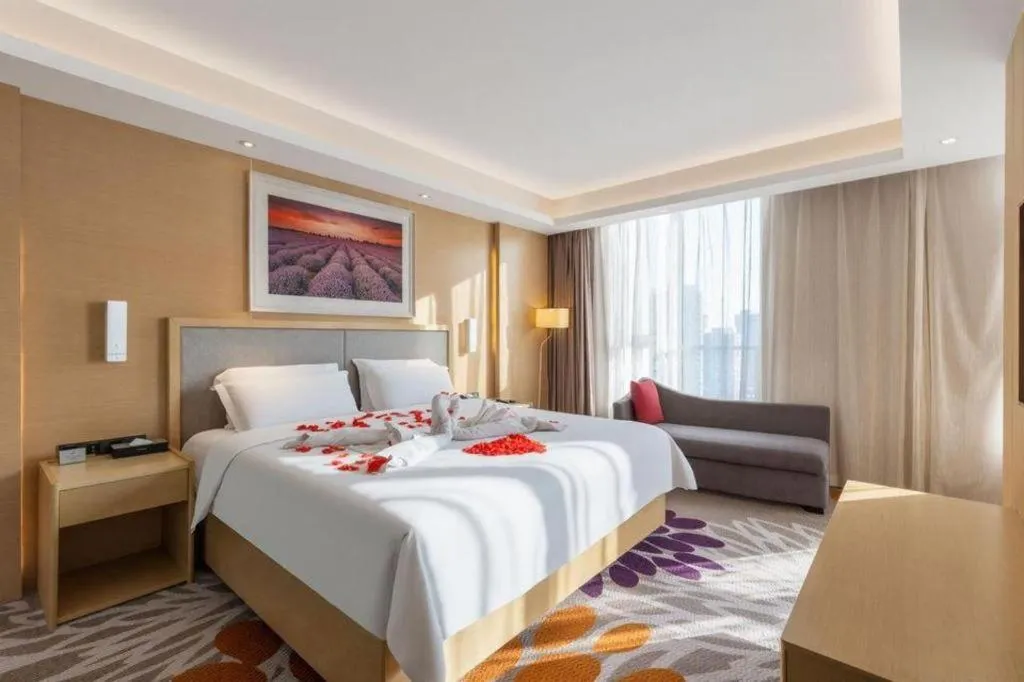 Bed in Lavande Hotel·Gaomi Government