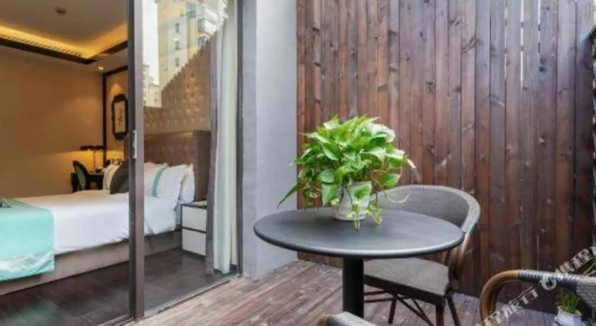 Bed in Xana Hotelle Shaghai Hongqiao Hub National Exhibition Center Qibao Lianming Road