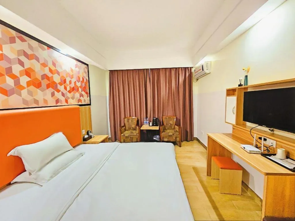 Bed in PAI Hotel·Huazhou Bus Terminal