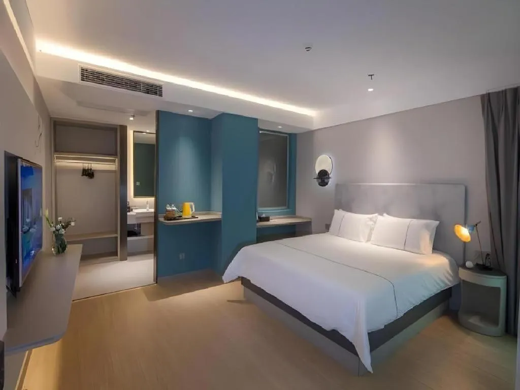 Bed in Magnotel Hotel Shiyan Wuyan Pedestrian Street