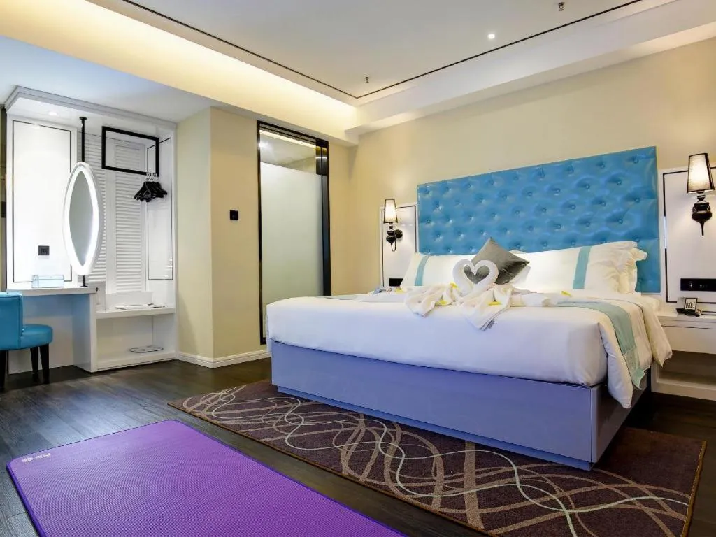 Bed in Xana Hotelle Chengdu Dafeng Huirong Plaza Longhu Street