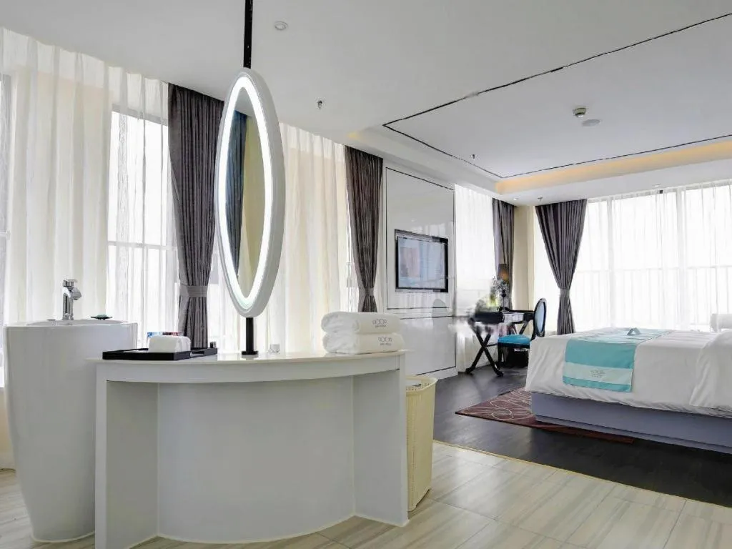 Bed in Xana Hotelle Chengdu Dafeng Huirong Plaza Longhu Street