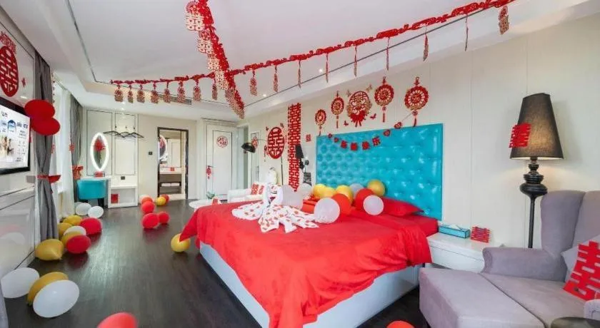 Bed in Xana Hotelle Chengdu Dafeng Huirong Plaza Longhu Street