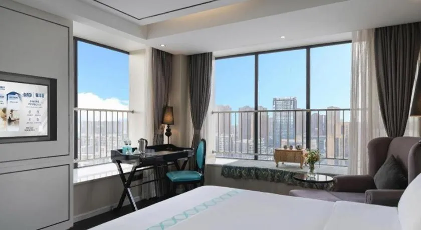 Bed in Xana Hotelle Chengdu Dafeng Huirong Plaza Longhu Street