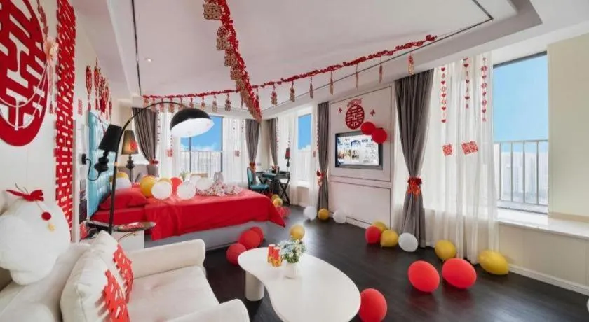 Bed in Xana Hotelle Chengdu Dafeng Huirong Plaza Longhu Street