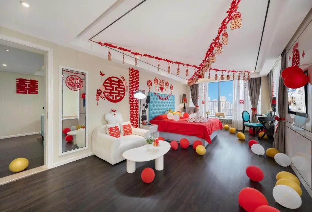 Bed in Xana Hotelle Chengdu Dafeng Huirong Plaza Longhu Street