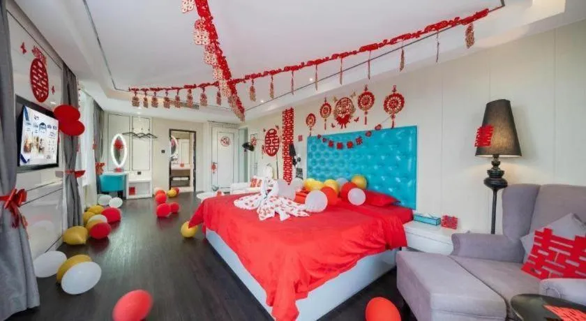 Bed in Xana Hotelle Chengdu Dafeng Huirong Plaza Longhu Street