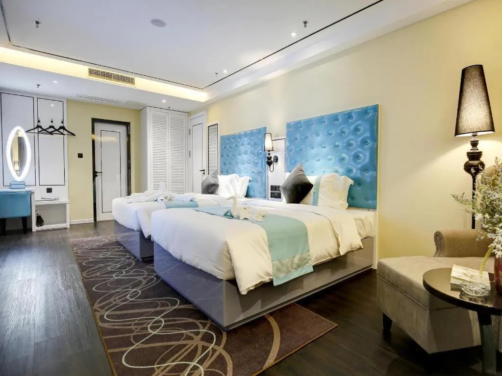 Bed in Xana Hotelle Chengdu Dafeng Huirong Plaza Longhu Street