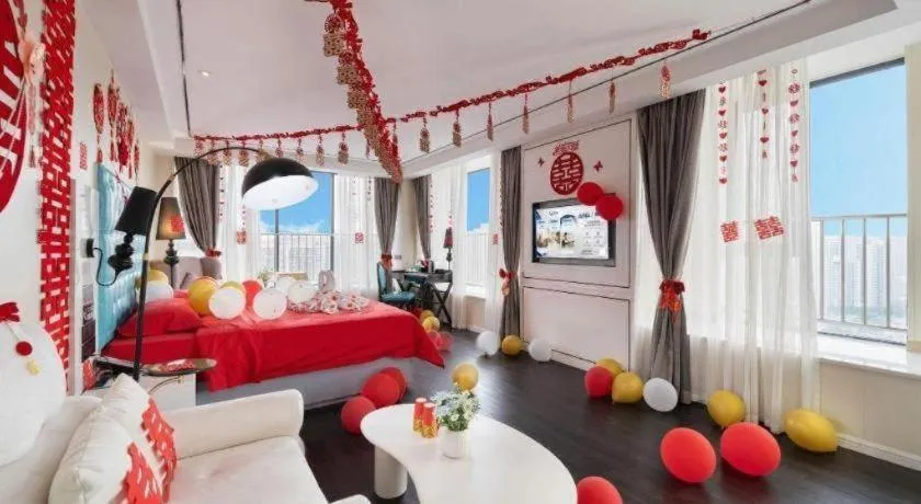 Bed in Xana Hotelle Chengdu Dafeng Huirong Plaza Longhu Street