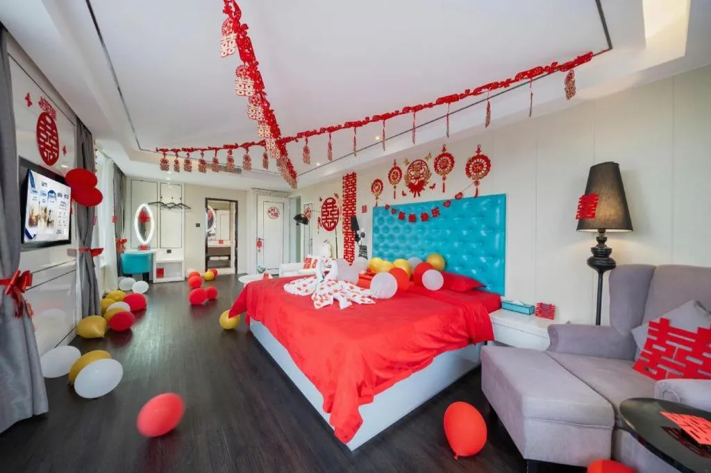 Bed in Xana Hotelle Chengdu Dafeng Huirong Plaza Longhu Street