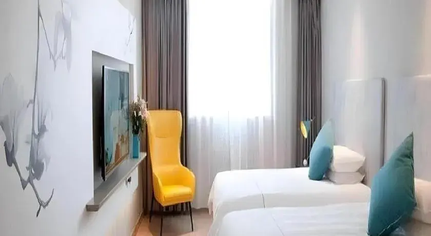 Bed in Magnotel Hotel Suzhou Guanqian Street Pingjiang Road Bed in Magnotel Hotel Suzhou Guanqian Street Pingjiang Road