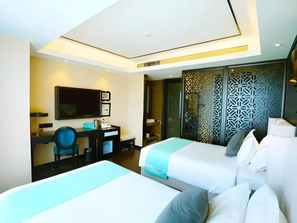 Bed in Xana Hotelle Zhengzhou North Passenger Terminal North University Town