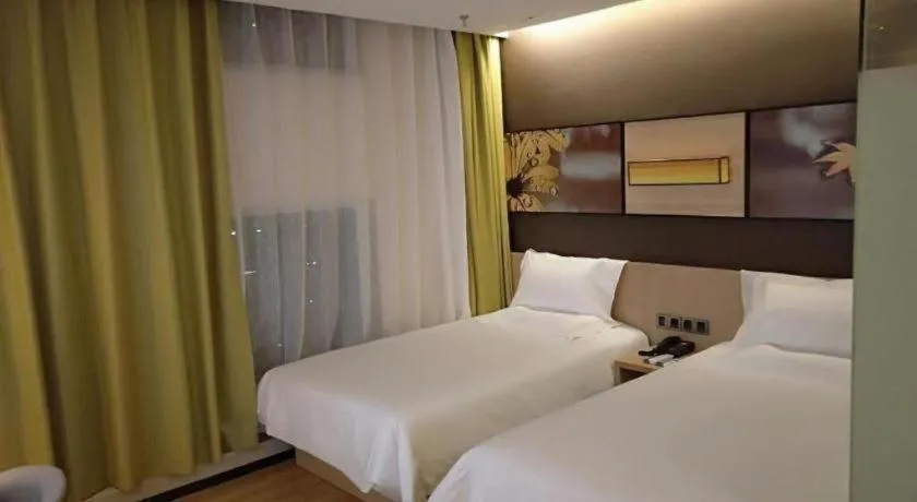 Bed in IU Hotel·Yangquan Xinjian Street Tianqiao