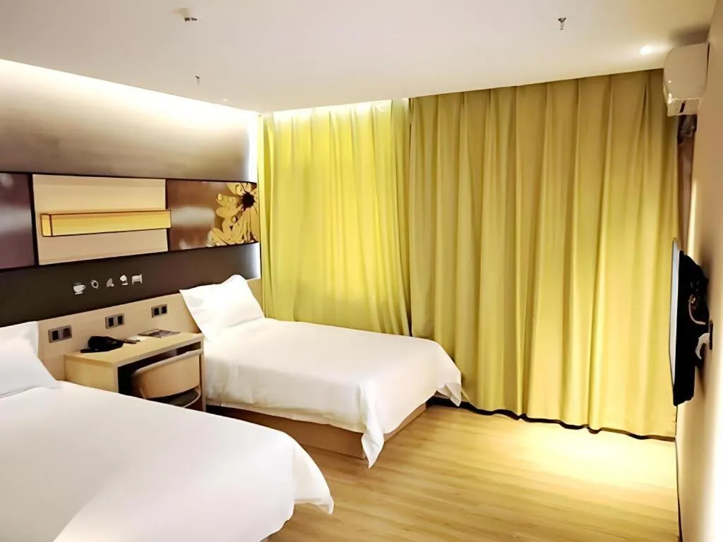 Bed in IU Hotel·Yangquan Xinjian Street Tianqiao