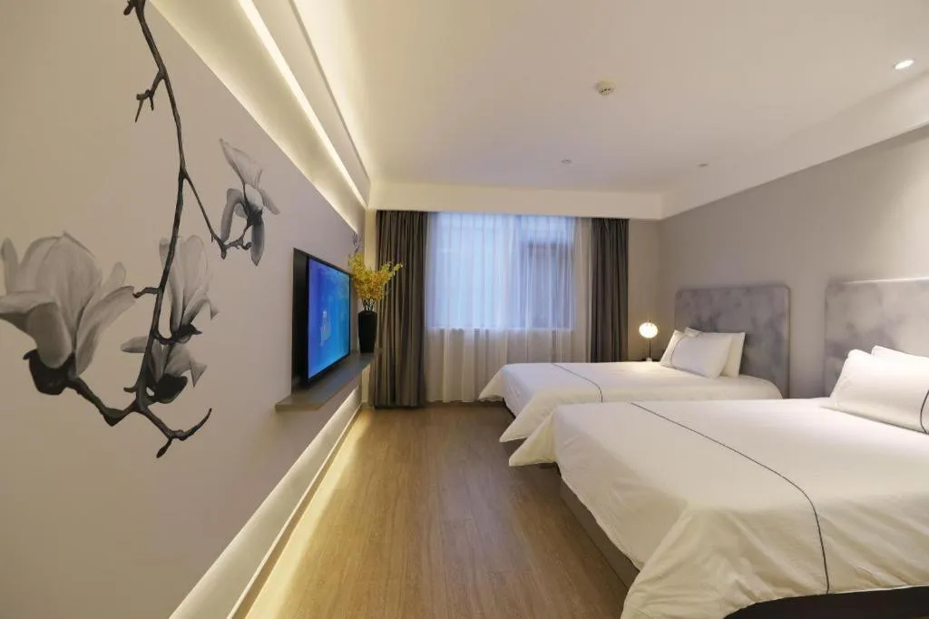 Bed in Magnotel Hotel·Luanyang Luanchuan Changchun Road Cross Street