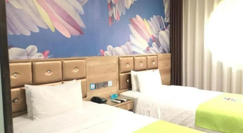 Bed in PAI Hotel·Linfen Hongdong Lily Town
