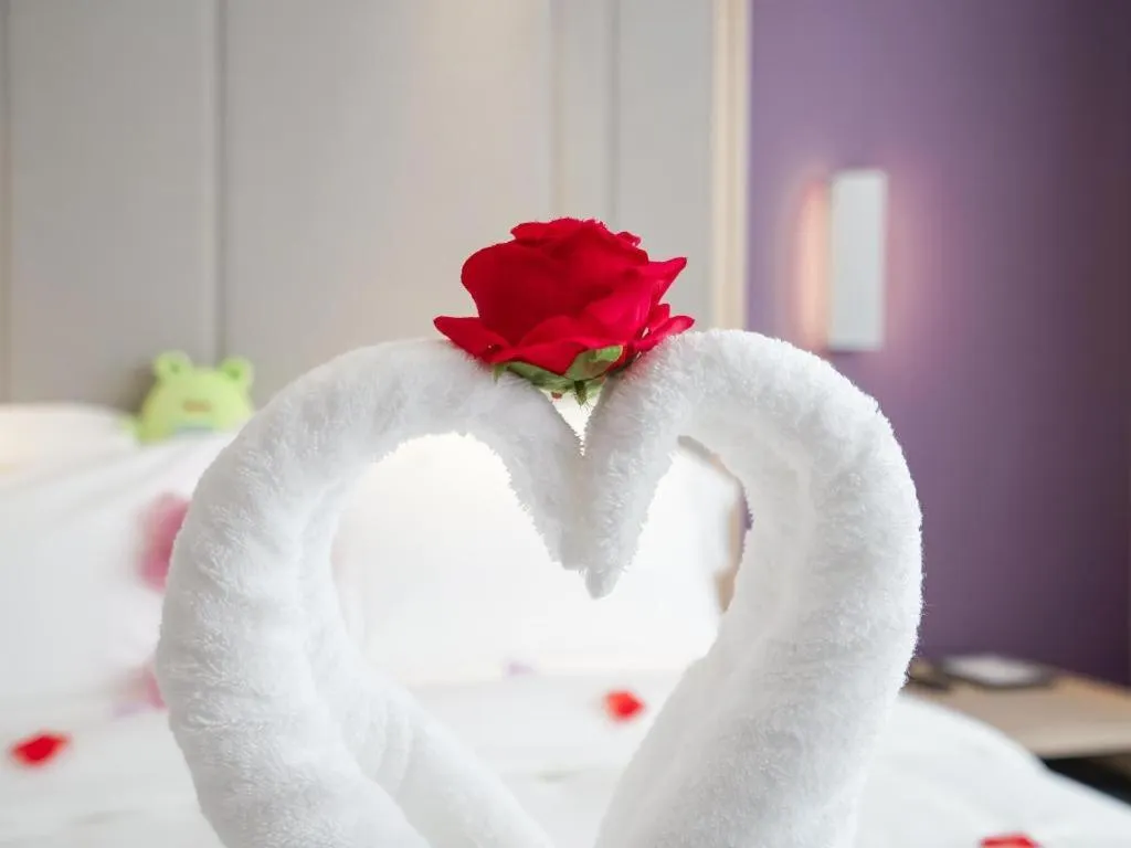 Bed in Lavande Hotel·Wuhan Jianghan Road Wanda Plaza