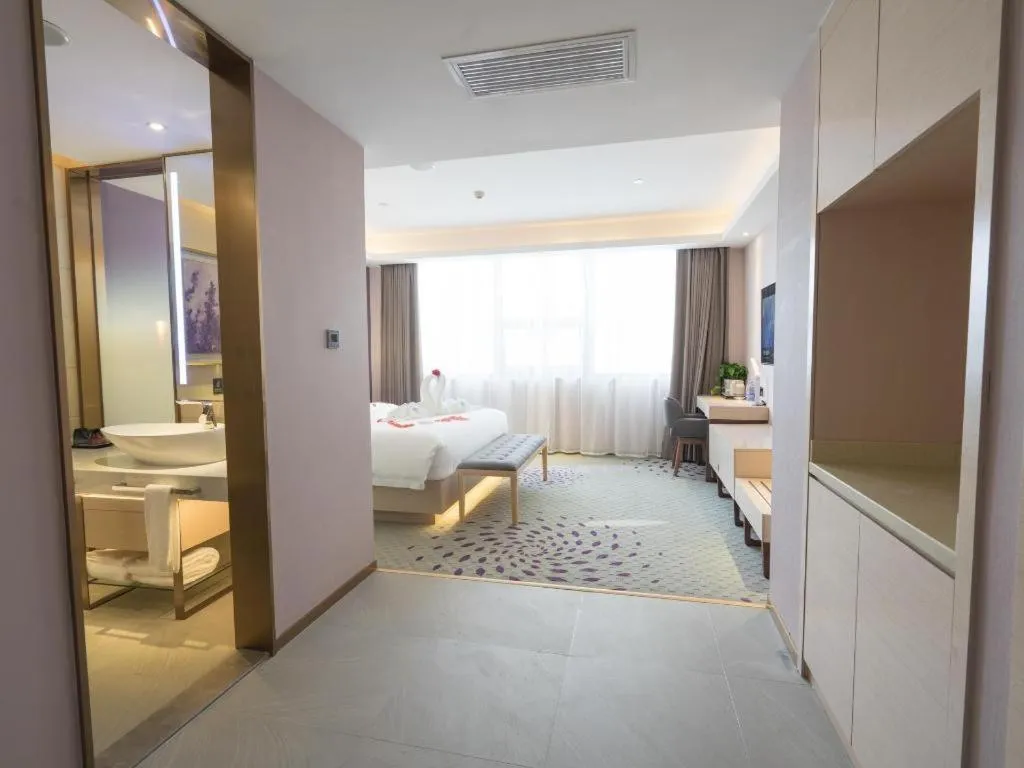 Bed in Lavande Hotel·Wuhan Jianghan Road Wanda Plaza