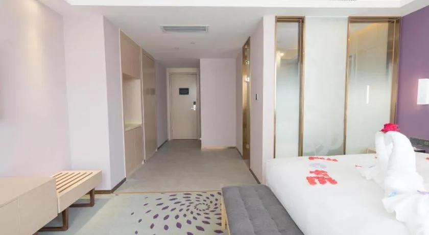 Bed in Lavande Hotel·Wuhan Jianghan Road Wanda Plaza