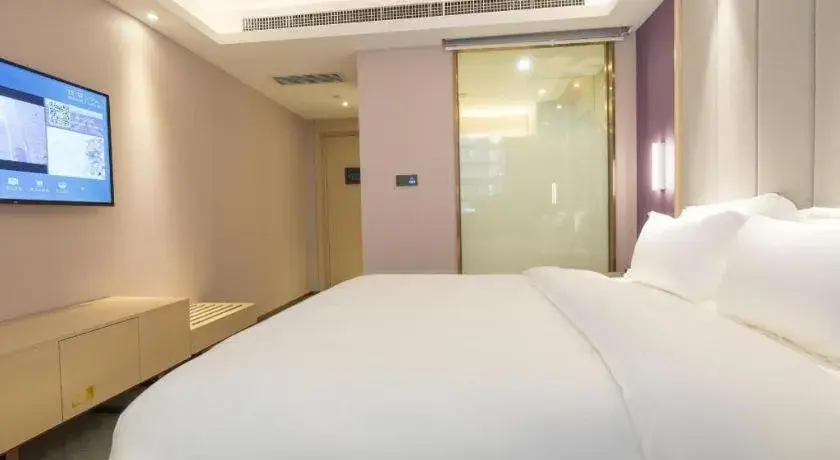 Bed in Lavande Hotel·Wuhan Jianghan Road Wanda Plaza Bed in Lavande Hotel·Wuhan Jianghan Road Wanda Plaza