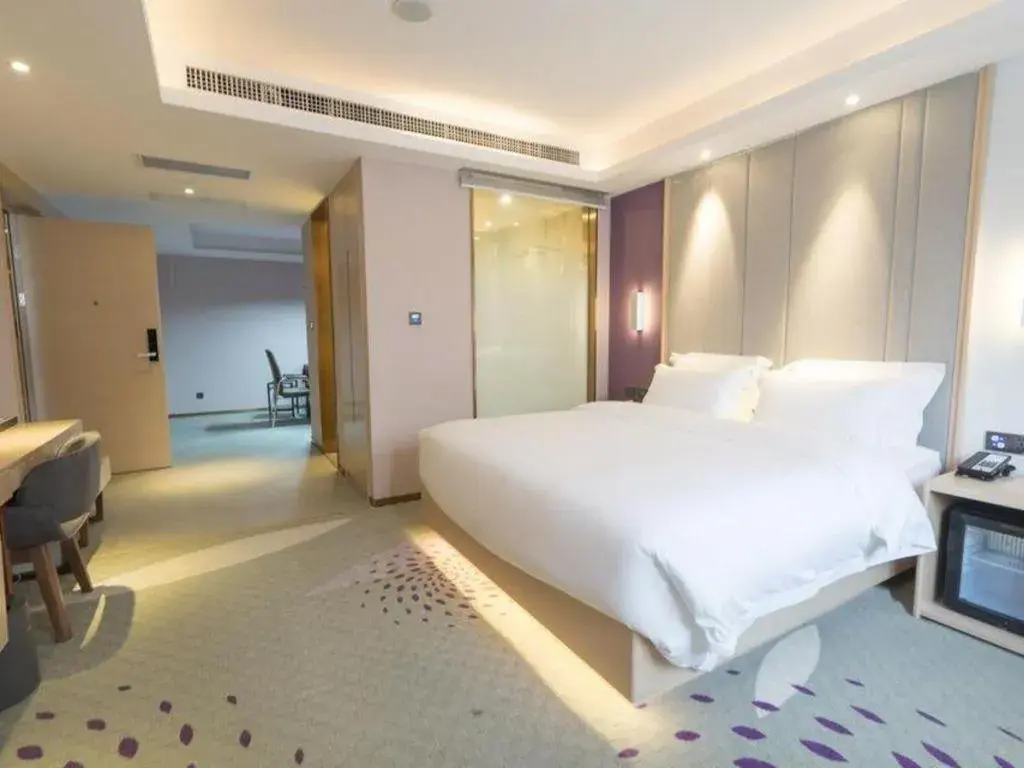 Bed in Lavande Hotel·Wuhan Jianghan Road Wanda Plaza Bed in Lavande Hotel·Wuhan Jianghan Road Wanda Plaza