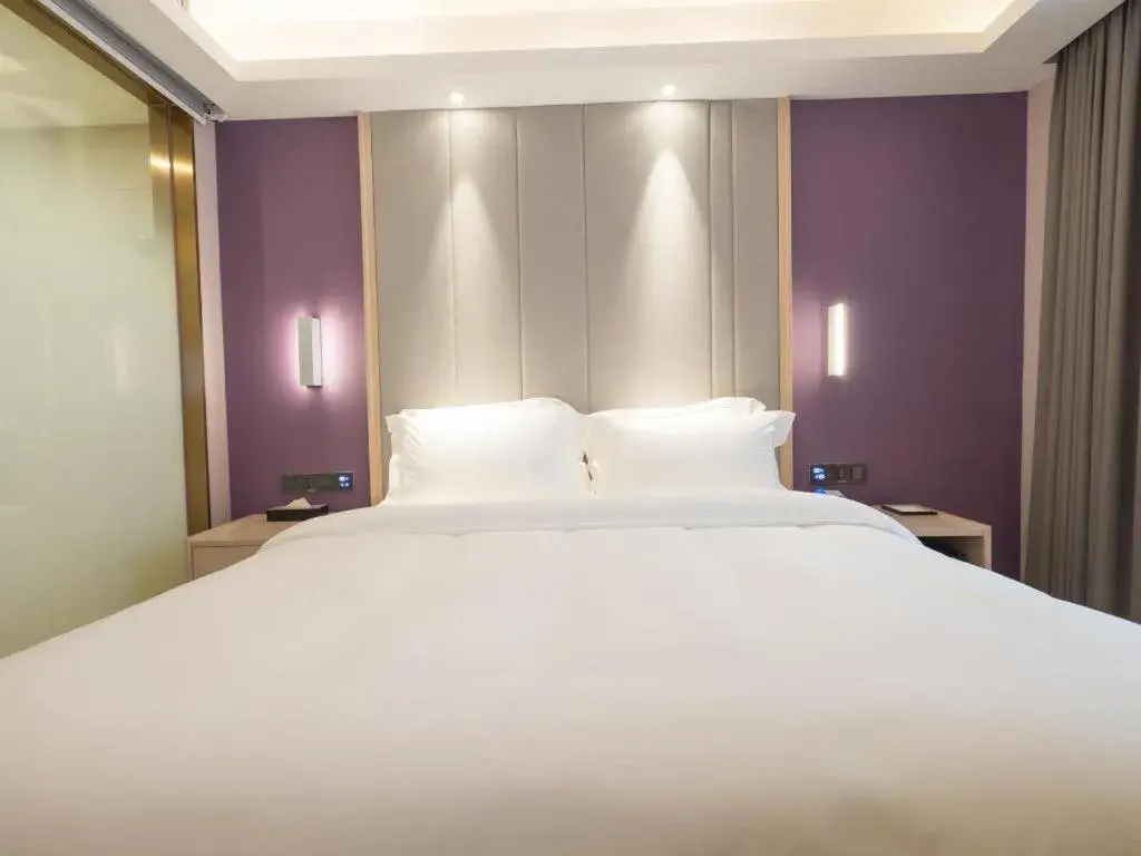 Bed in Lavande Hotel·Wuhan Jianghan Road Wanda Plaza Bed in Lavande Hotel·Wuhan Jianghan Road Wanda Plaza