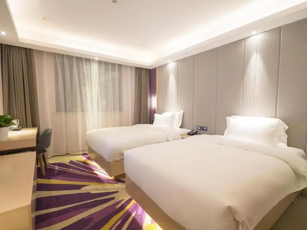 Bed in Lavande Hotel·Wuhan Jianghan Road Wanda Plaza Bed in Lavande Hotel·Wuhan Jianghan Road Wanda Plaza