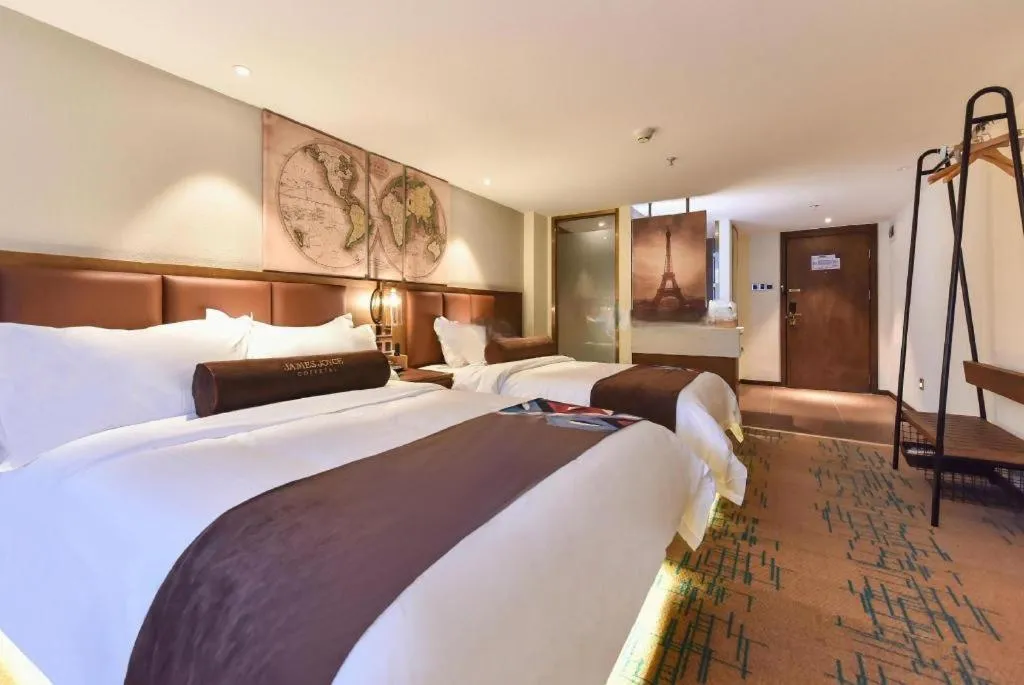 Bed in James Joyce Coffetel·Beijing South Muxiyuan Metro Station