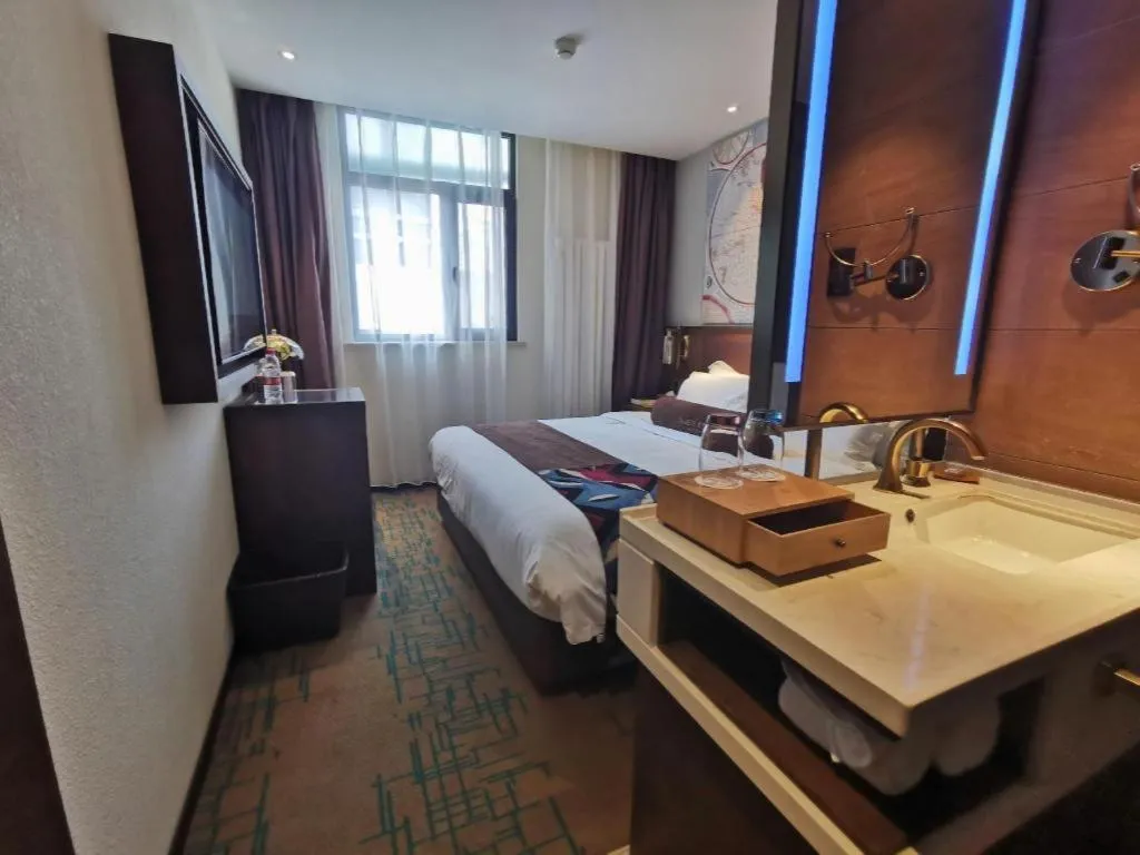 Bed in James Joyce Coffetel·Beijing South Muxiyuan Metro Station