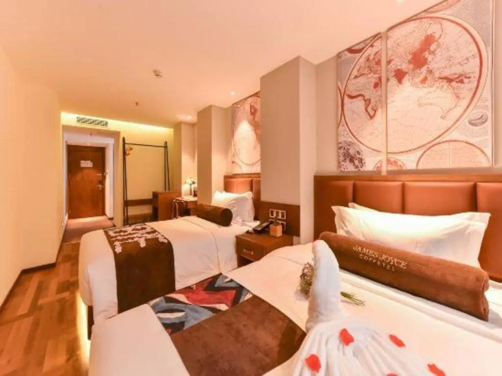 Bed in James Joyce Coffetel·Beijing South Muxiyuan Metro Station