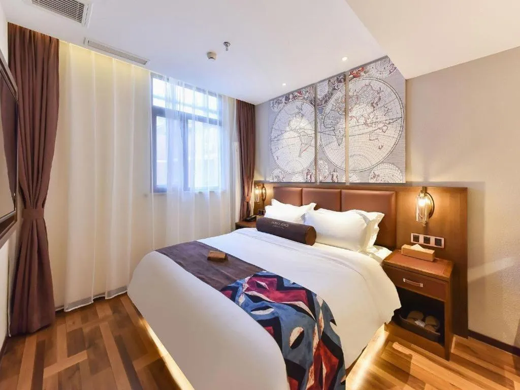 Bed in James Joyce Coffetel·Beijing South Muxiyuan Metro Station