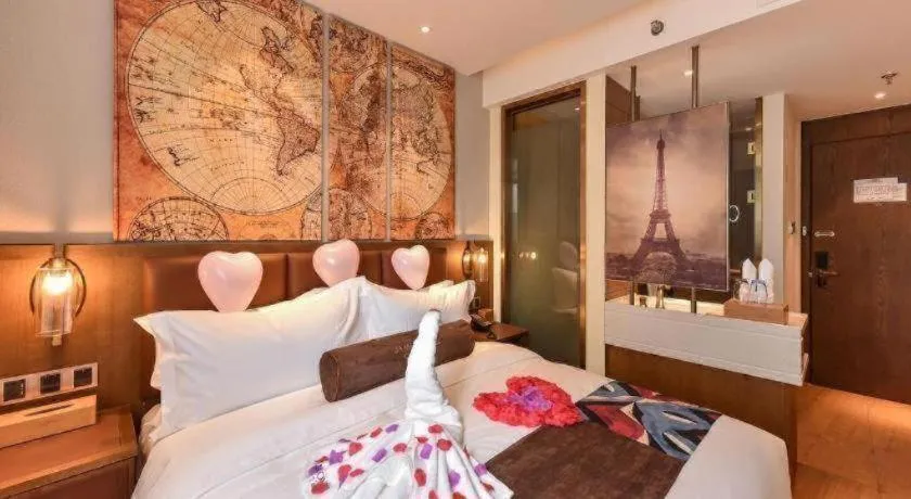 Bed in James Joyce Coffetel·Beijing South Muxiyuan Metro Station