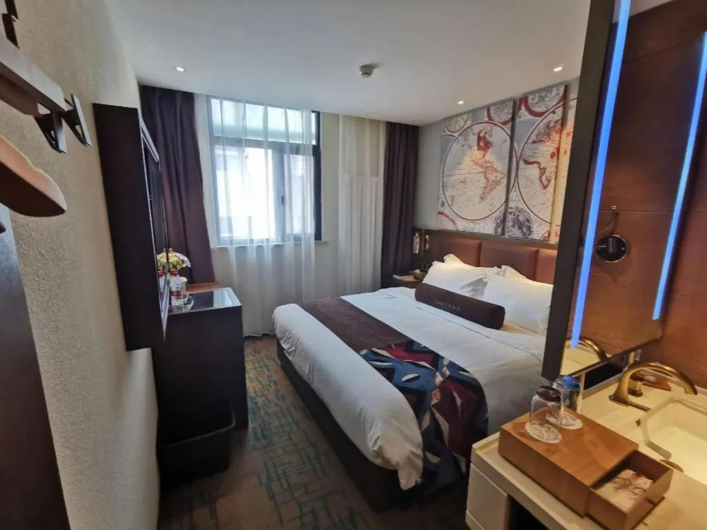 Bed in James Joyce Coffetel·Beijing South Muxiyuan Metro Station