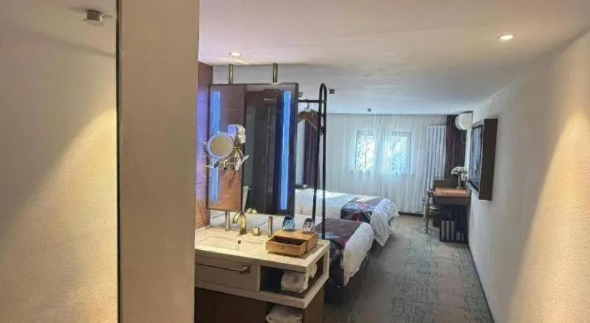 Bed in James Joyce Coffetel·Beijing South Muxiyuan Metro Station