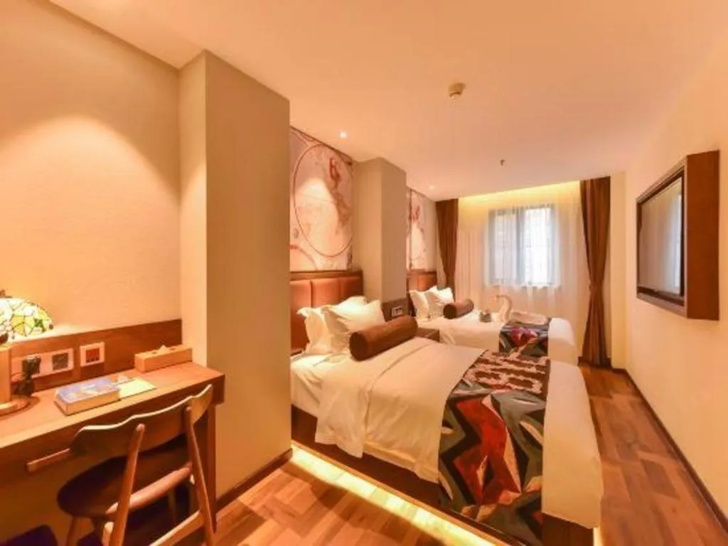 Bed in James Joyce Coffetel·Beijing South Muxiyuan Metro Station