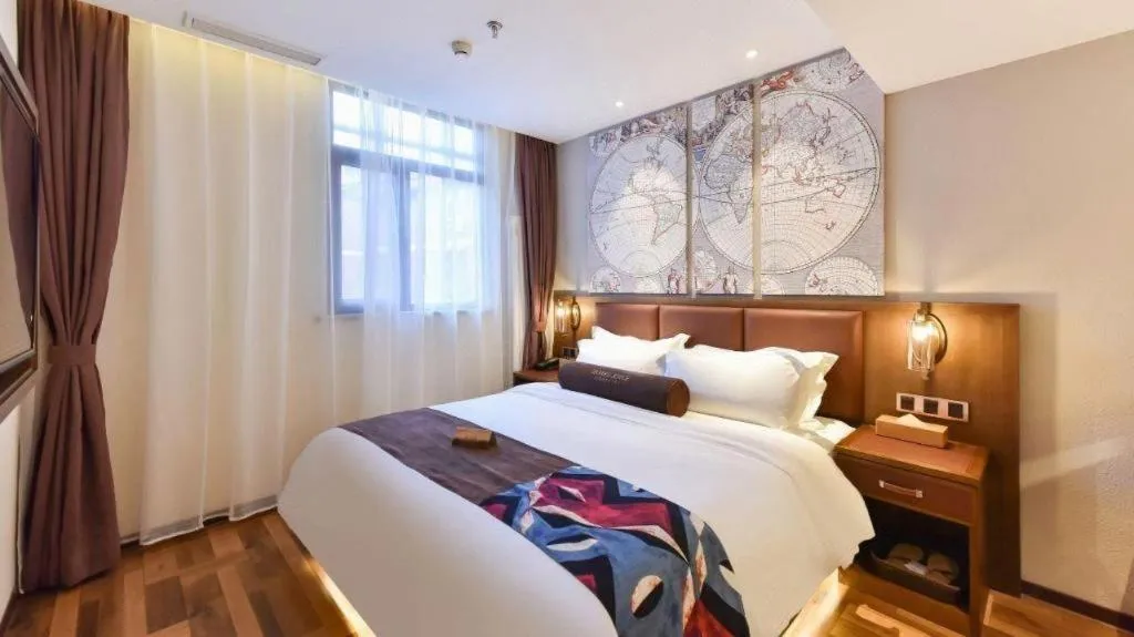 Bed in James Joyce Coffetel·Beijing South Muxiyuan Metro Station