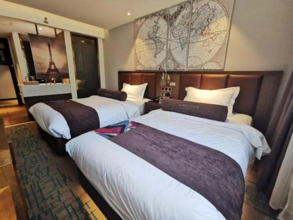 Bed in James Joyce Coffetel·Beijing South Muxiyuan Metro Station