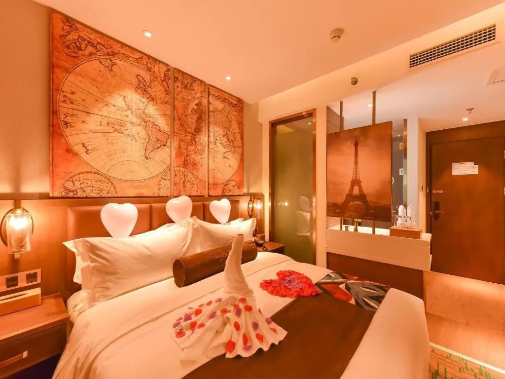 Bed in James Joyce Coffetel·Beijing South Muxiyuan Metro Station