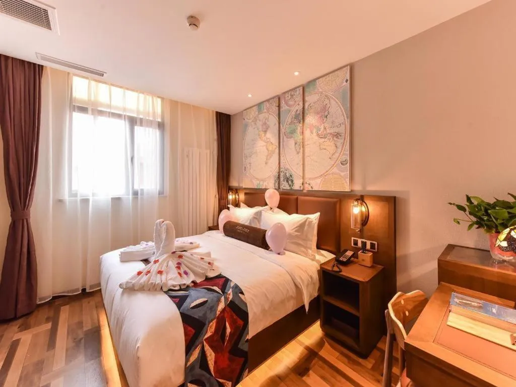 Bed in James Joyce Coffetel·Beijing South Muxiyuan Metro Station