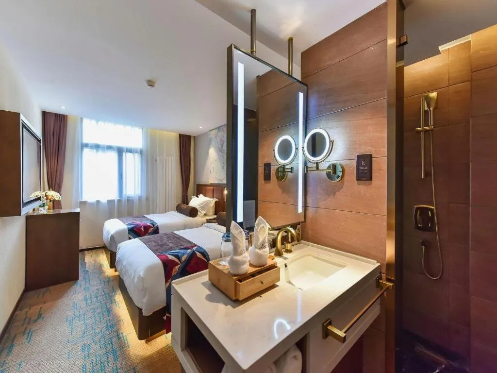 Bed in James Joyce Coffetel·Beijing South Muxiyuan Metro Station