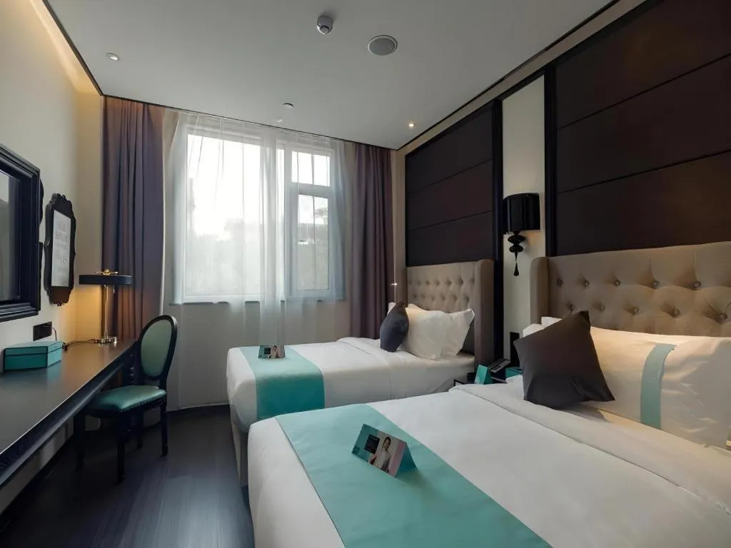 Bed in Xana Hotelle·Lianyungang Donghai