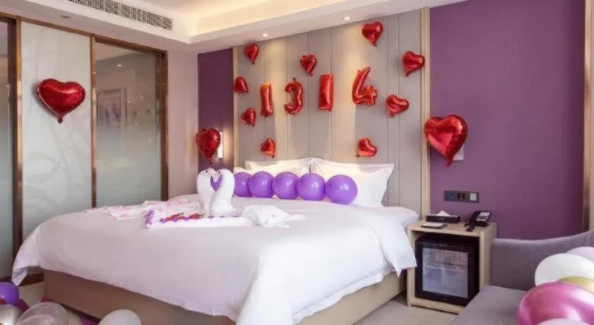 Bed in Lavande Hotel·Jining Party School Building