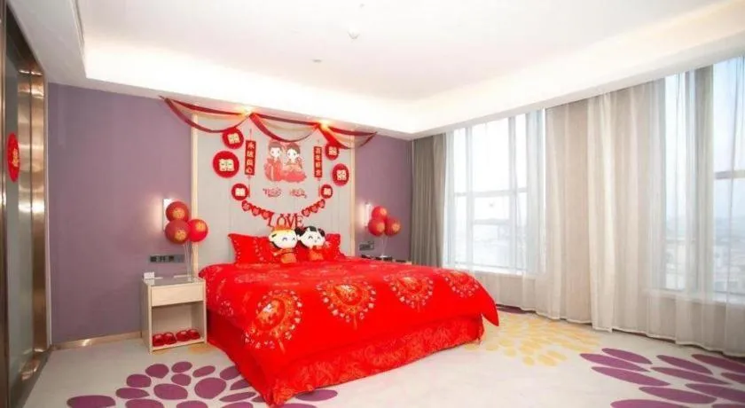 Bed in Lavande Hotel·Jining Party School Building
